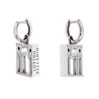 Pendientes Loving Palladio  Mujer 3D in Oro blanco 11B SERLIANA - 11B SERLIANA